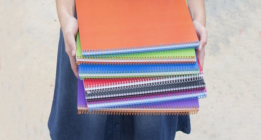 Estos son dos usos que se le pueden dar a los cuadernos viejos.