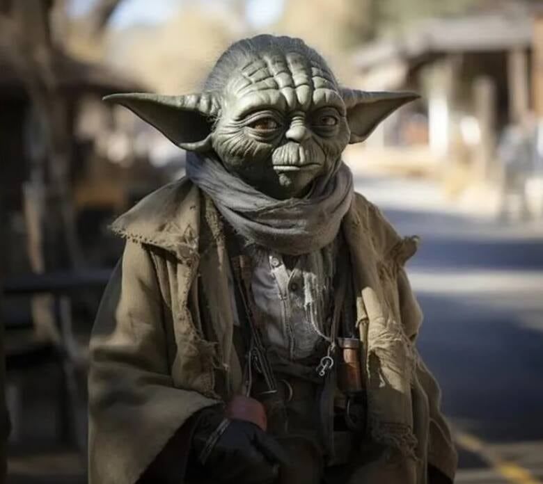 Así se verían los principales personajes de Star Wars con Inteligencia artificial.