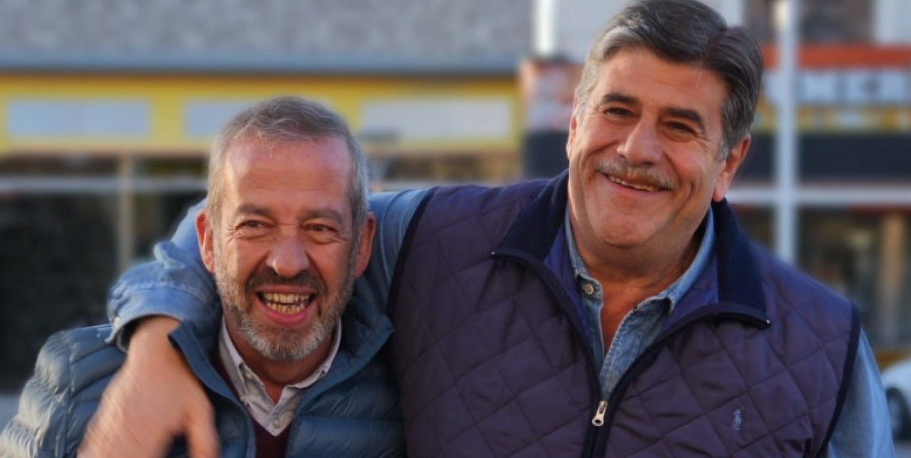 El intendente de Junín, Héctor Ruiz, y el vicegobernador e intendente electo que lo sucederá. Foto: Gentileza