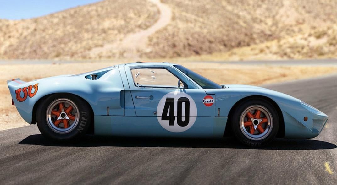 El Ford GT40 es un auto clásico e imponente de la marca del óvalo, ganador cuatro veces seguidas de las 24 Horas de Le Mans. (Mundo Maipú)