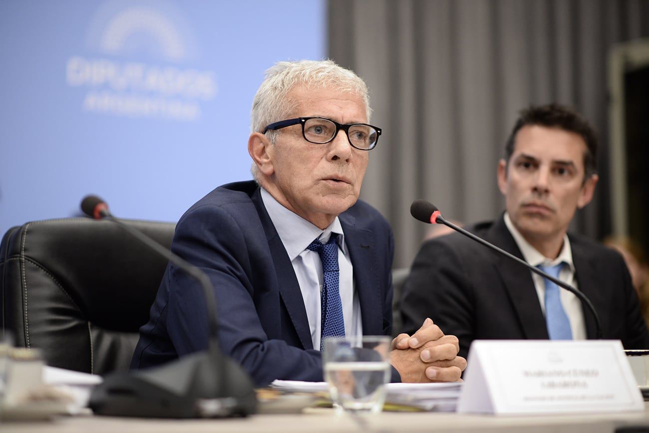 Comisión Conjunta, invitado Mariano Cúneo Libarona. (Prensa HCDN)