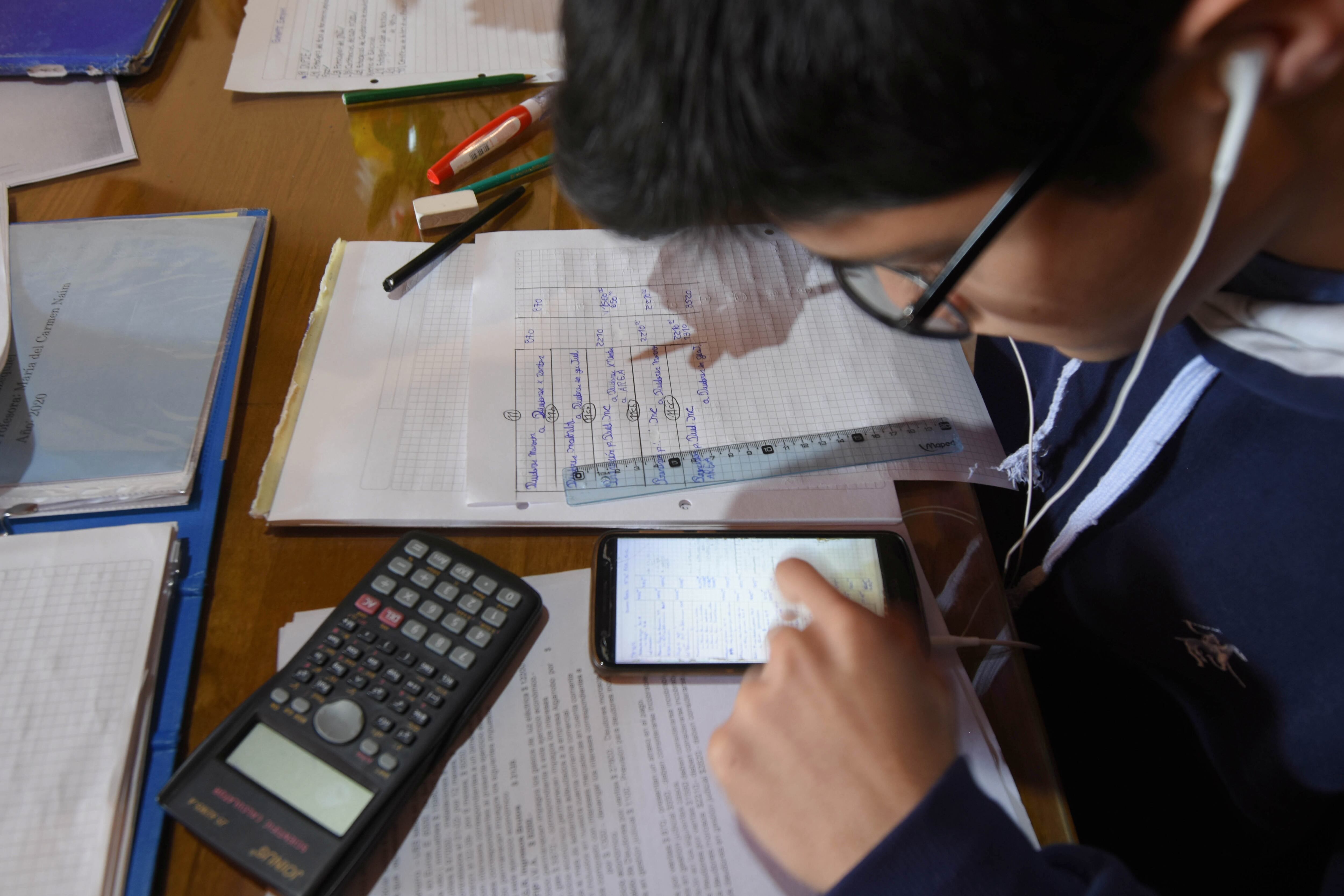 Mendoza fue una de las provincias argentinas que primero regresó a la presencialidad en las aulas. Foto: José Gutierrez / Los Andes.