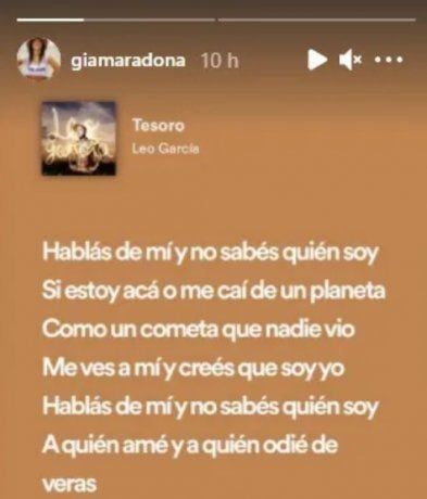 Redes de Gianinna Maradona