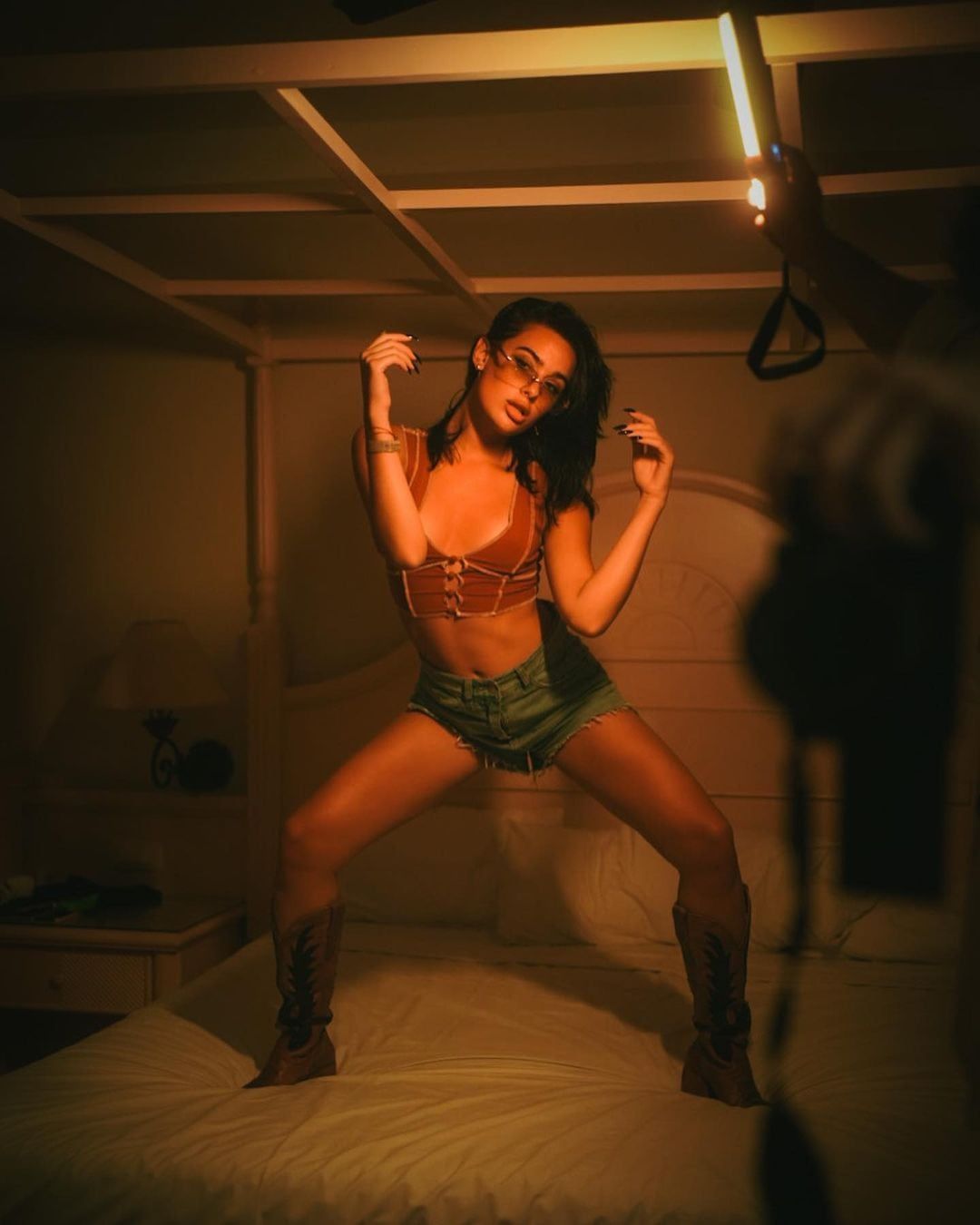 Flor Jazmín Peña, desde la cama