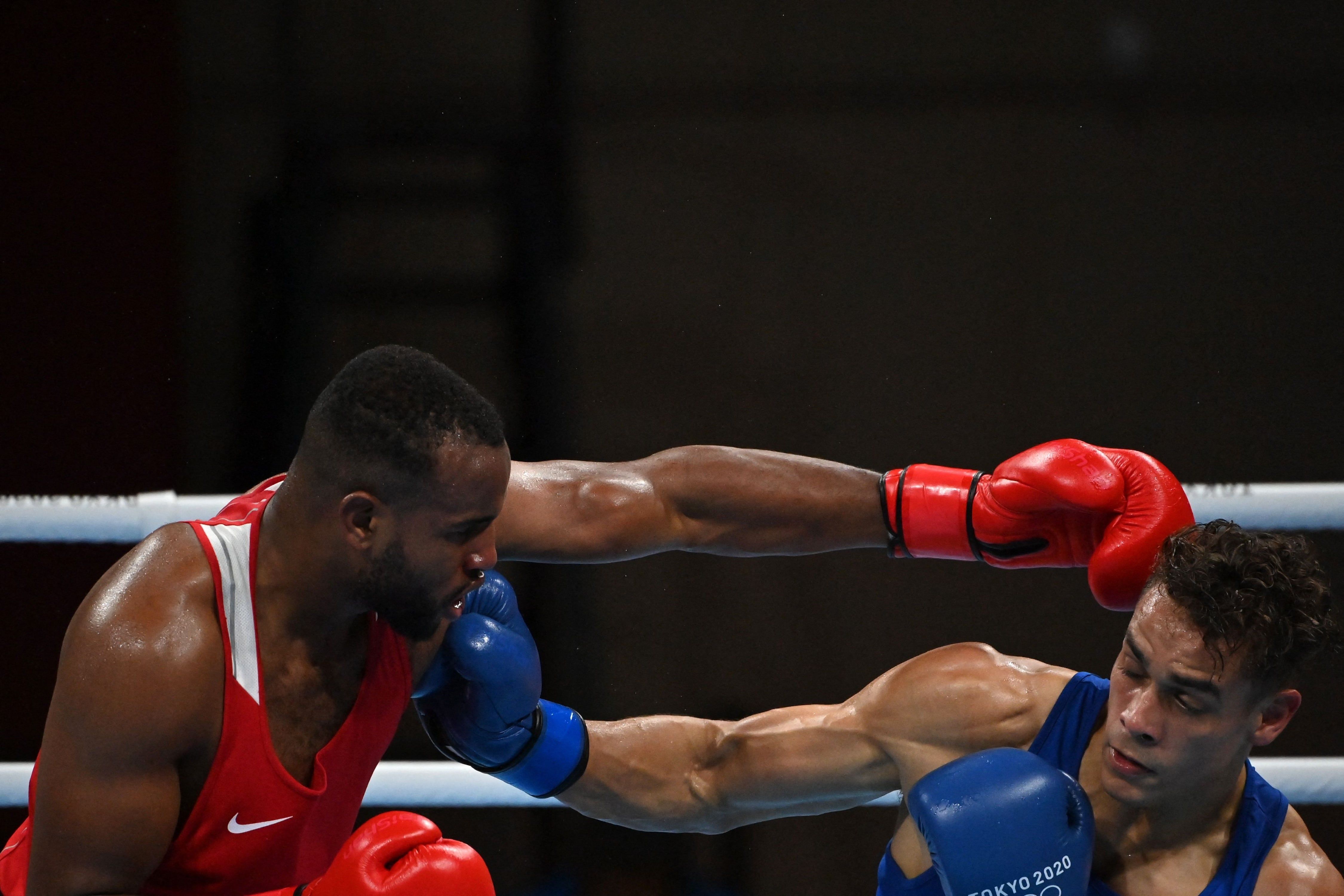 Youness Baalla cayó ante el neozelandés Nyika. / AFP
