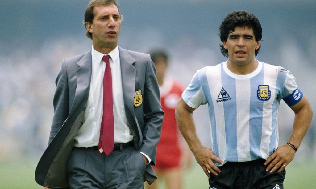 Carlos Bilardo y Diego Maradona