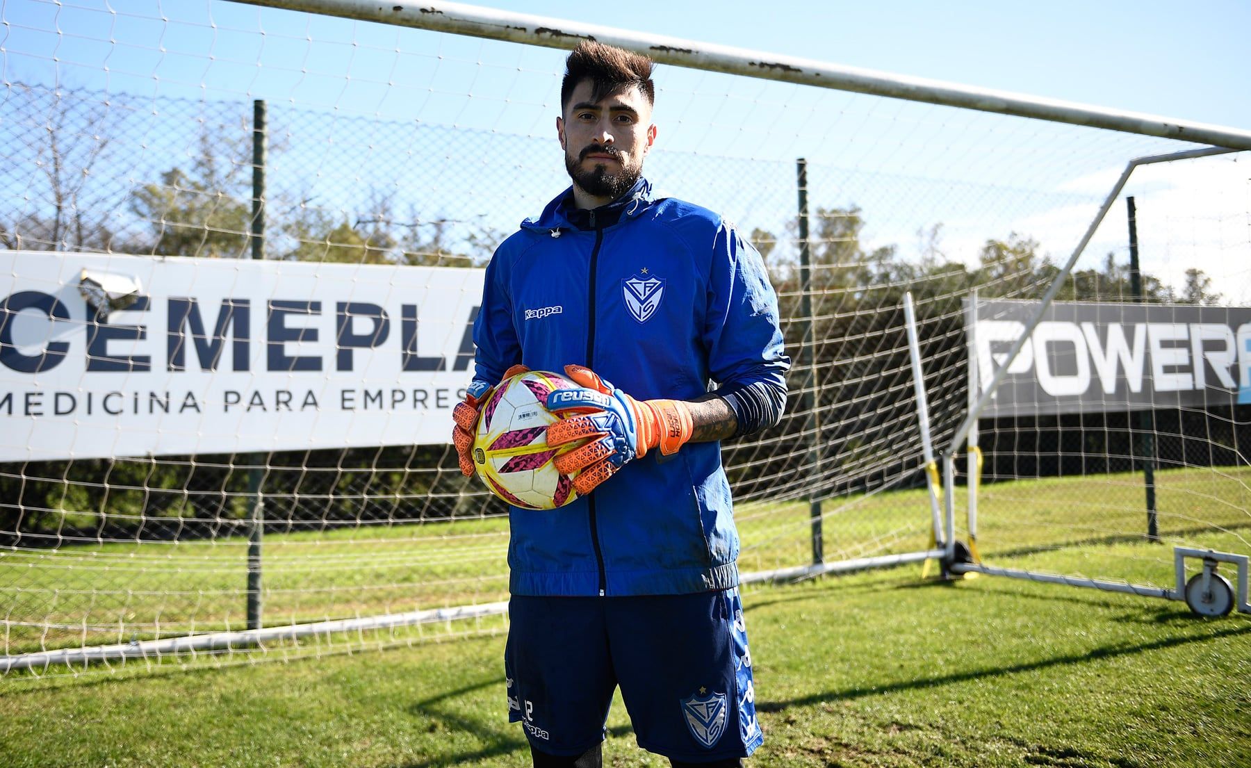 Lucas Hoyos, el arquero mendocino de Vélez Sarsfield. / Gentileza