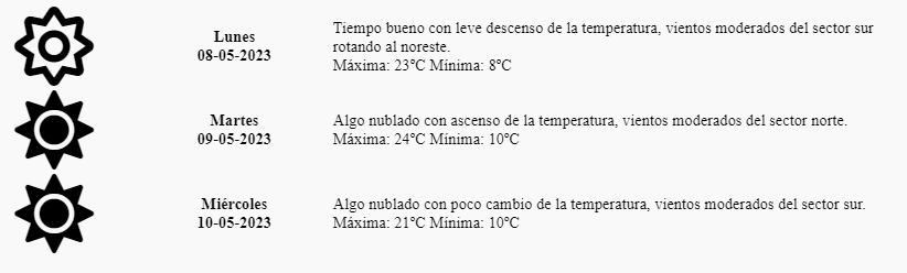 Pronóstico para Mendoza: el soleado y el tiempo agradable marcan el inicio de una semana primaveral. Foto: Captura Web
