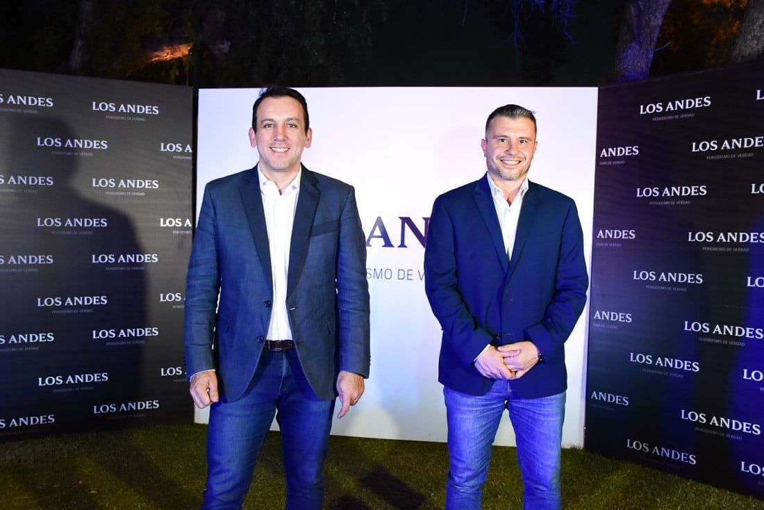 Aniversario 138 años de Diario Los Andes.
Tadeo Garcia Salazar y Diego Costarelli/ Foto Mariana Villa
