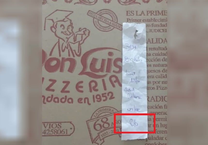 El ticket con la supuesta homofobia - 