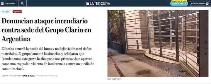 repudio de medios del mundo