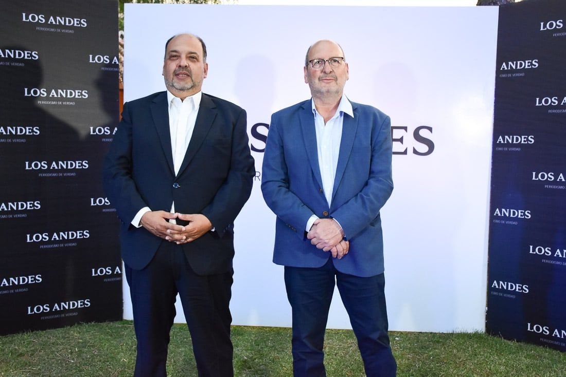 Aniversario 138 años de Diario Los Andes.
Néstor Majul y Marcelino Iglesias/ Foto Mariana Villa
