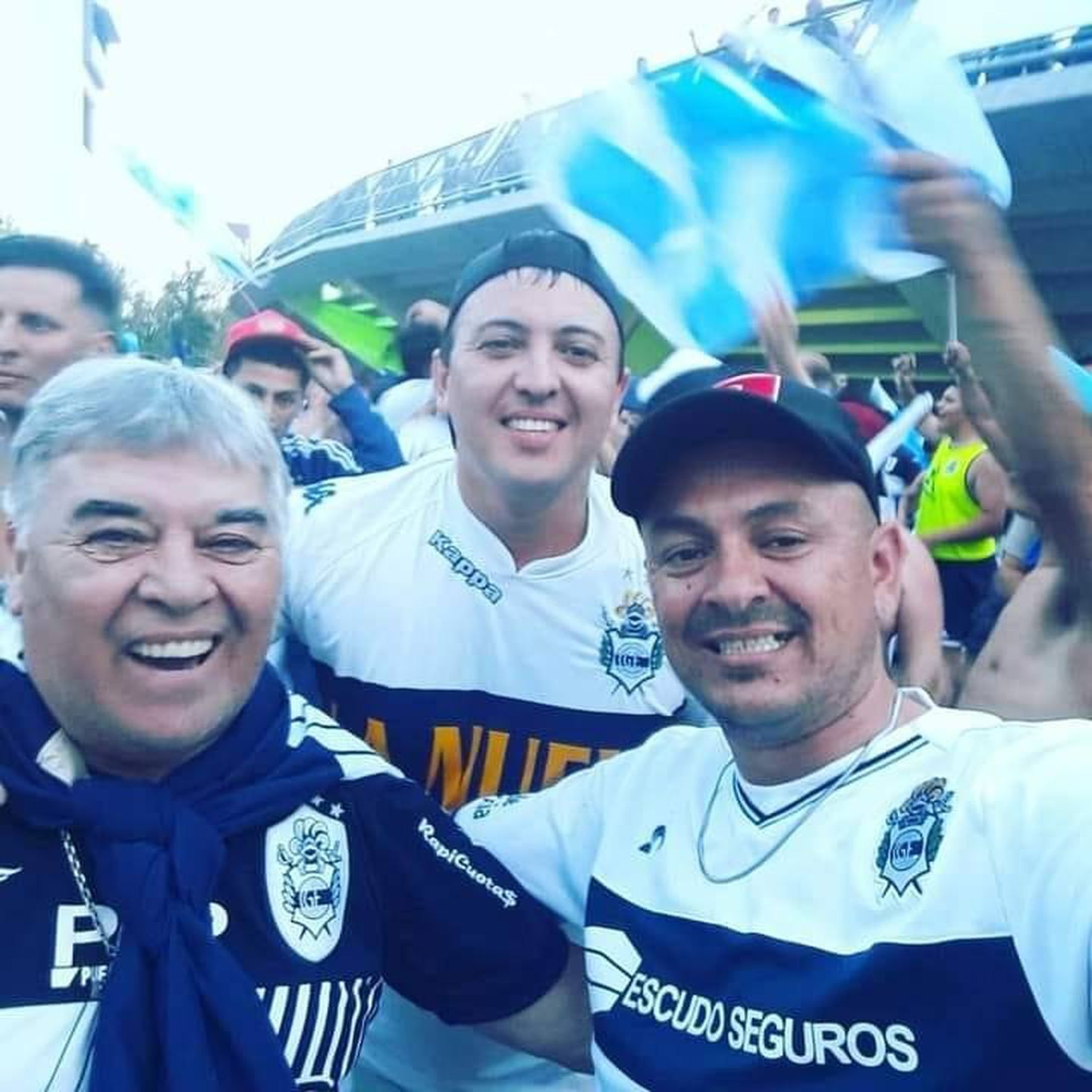 Rodrigo Arballo una tarde común, yendo a ver al club de sus amores