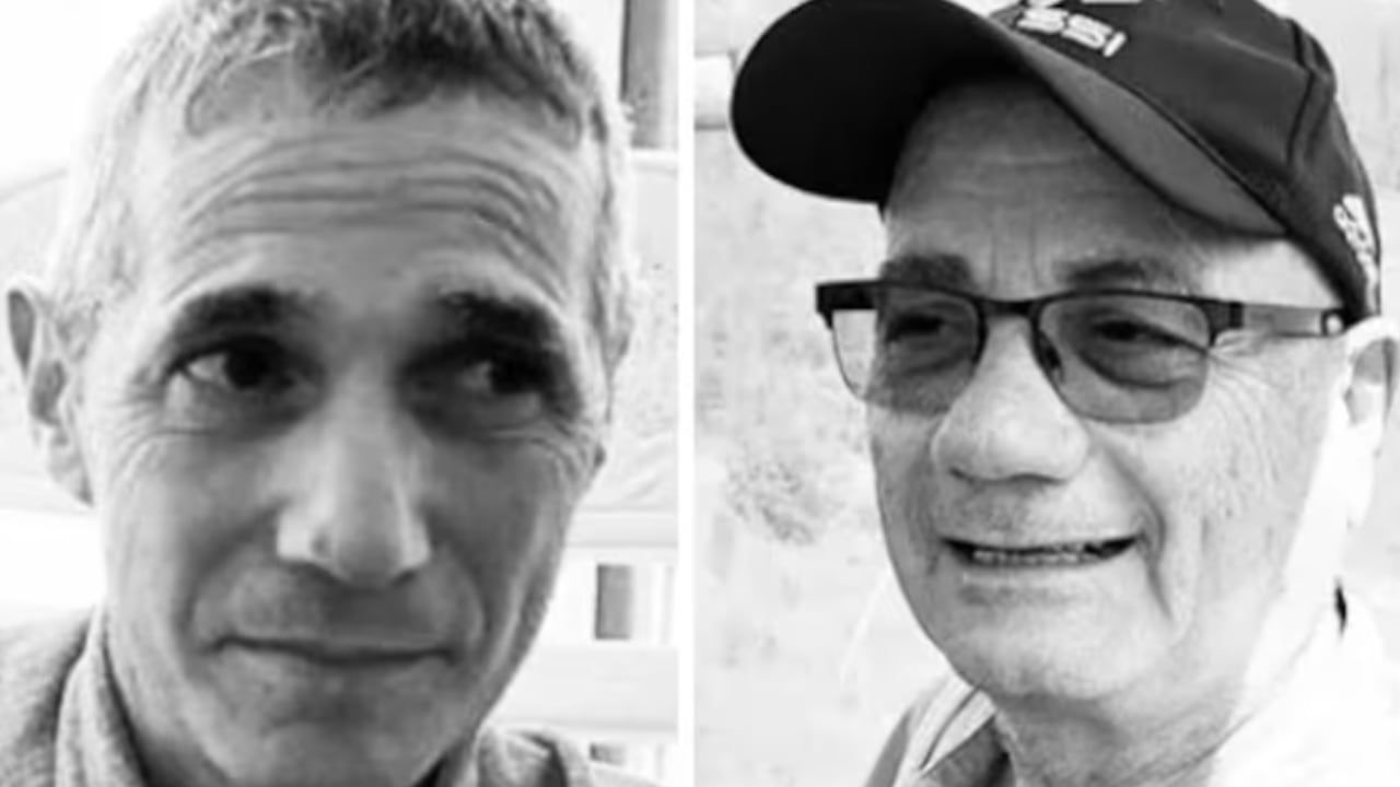 Fernando Marman y Luis Har, los rehenes liberados por las fuerzas de Israel. Foto: La Nación