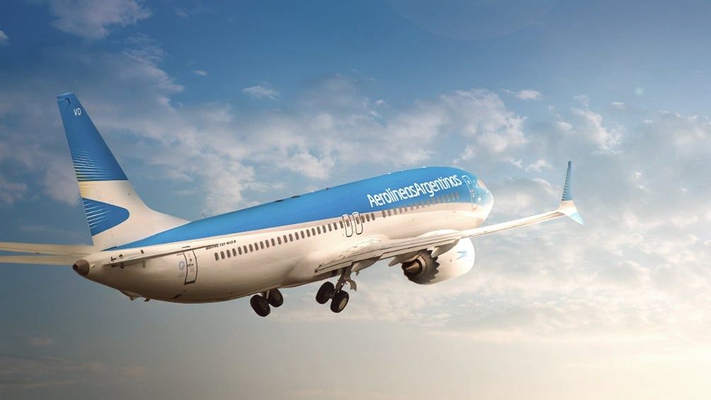 Aerolíneas Argentina tuvo en enero un 80% del mercado aéreo. 