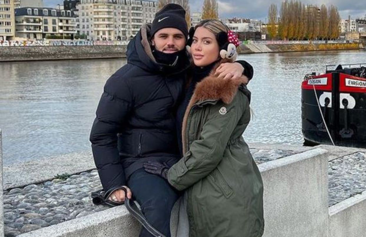 Wanda Nara y Mauro Icardi luego del escándalo.