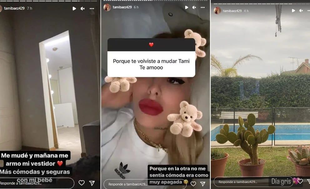 Tamara Báez decidió mudarse de la casa que construyen con L-Gante