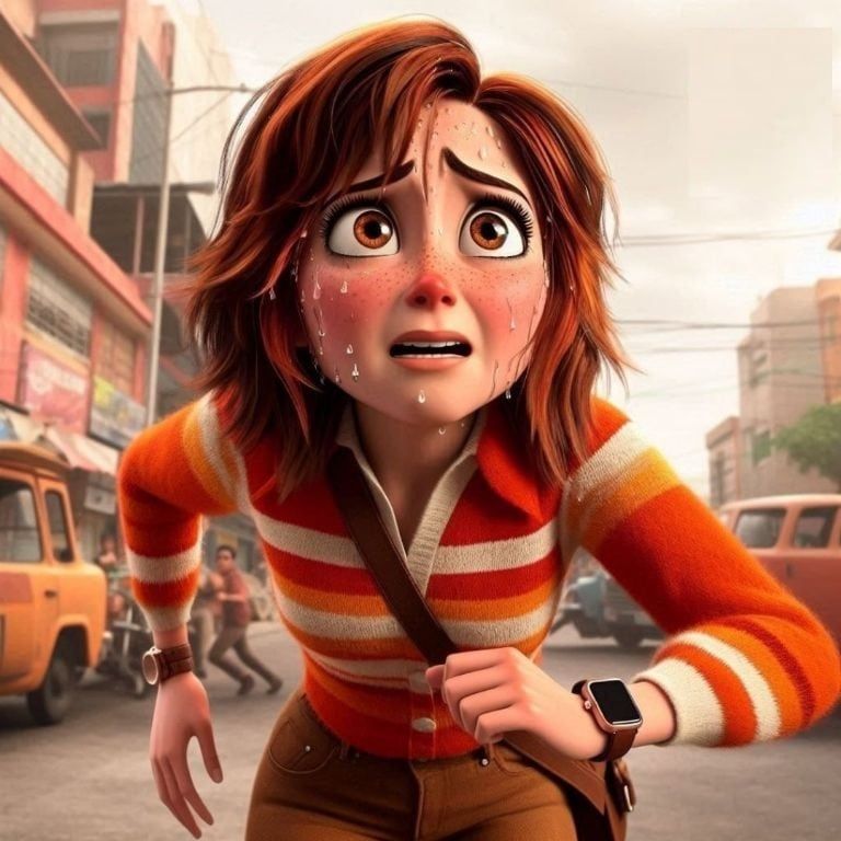 La IA recreó en versión humana a Ansiedad, de Intensamente 2.