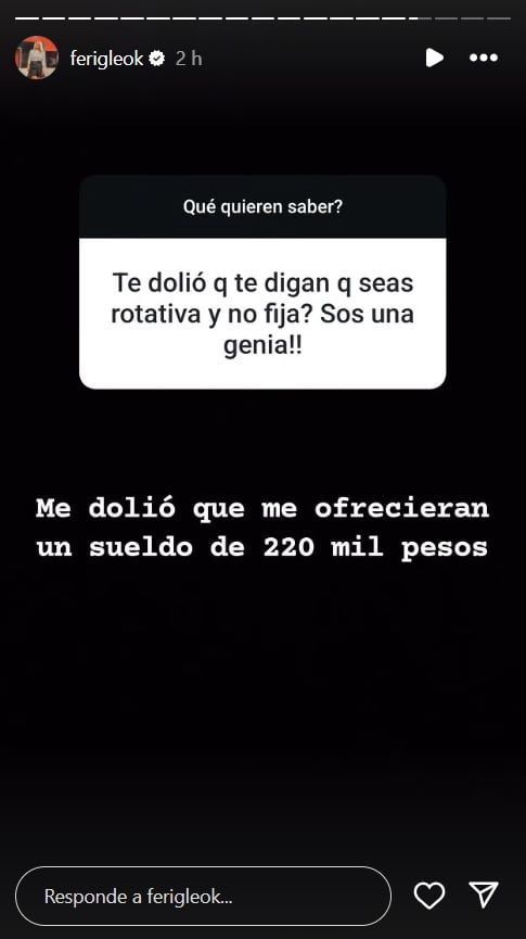 Fernanda Iglesias ya no será más panelista de Ángel de Brito.
