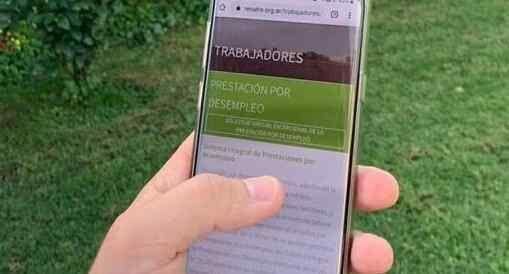 La prestación por desempleo se puede solicitar desde un celular. (Renatre)