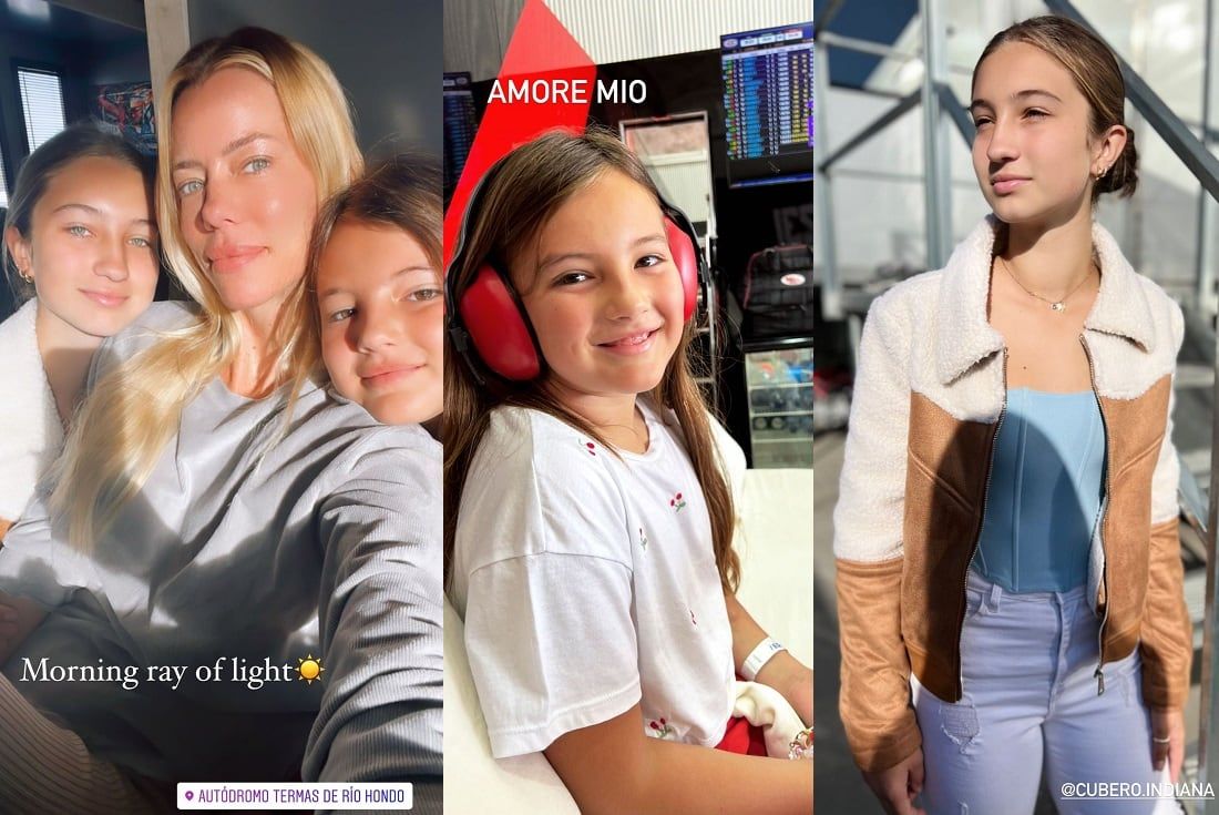 Las imágenes que compartió la modelo en la mañana posterior al nacimiento del hijo de su ex. (Instagram).