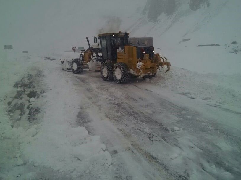 Nevada en Alta Montaña. Gentileza Gendarmería