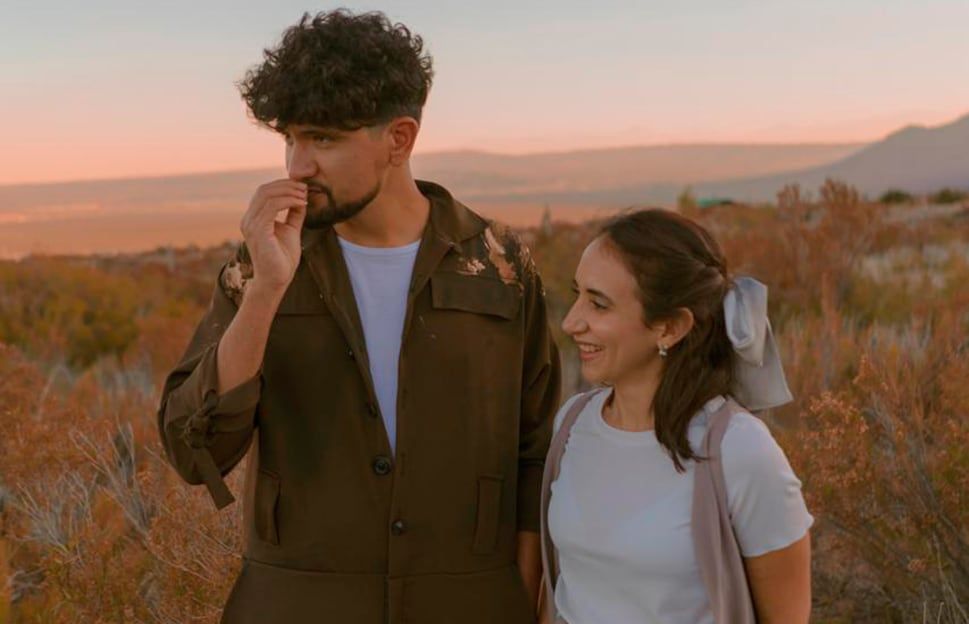 Joaquín Guevara junto a su pareja y compañera de dueto, Julieta Cangemi.