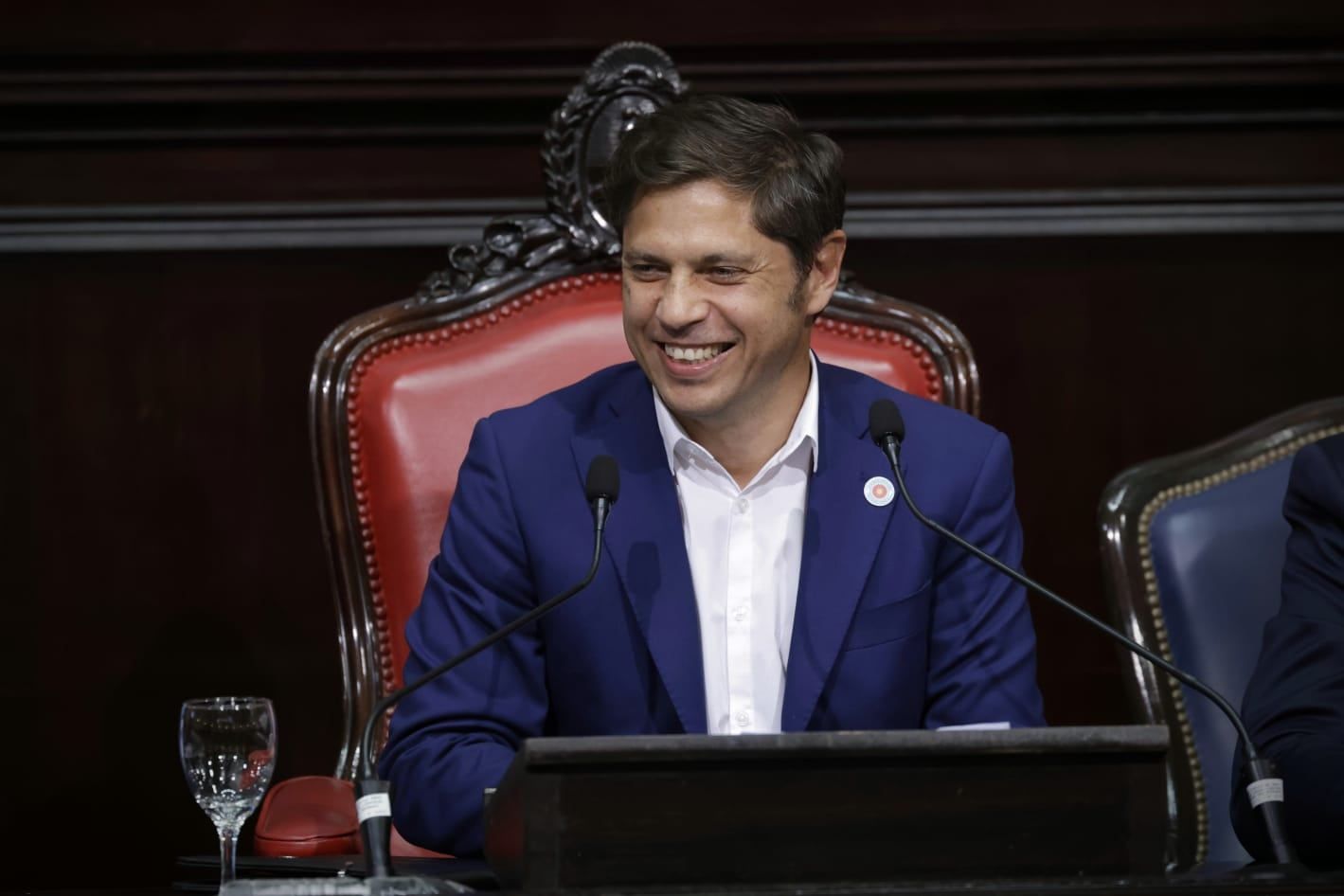 Axel Kicillof en la apertura de sesiones.