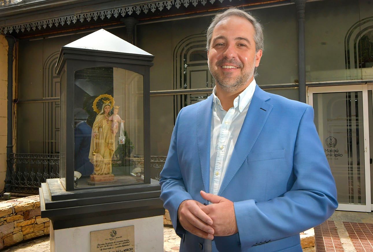 Matías Stevanato intendente del Departamento de Maipúfoto: Orlando Pelichotti