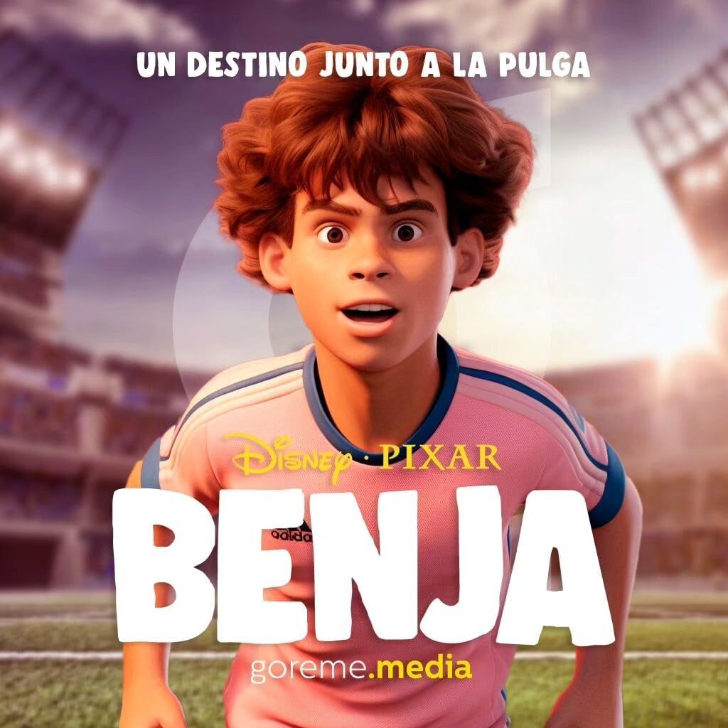 Convirtió a los famosos mendocinos en películas de Disney Pixar y el resultado es genial