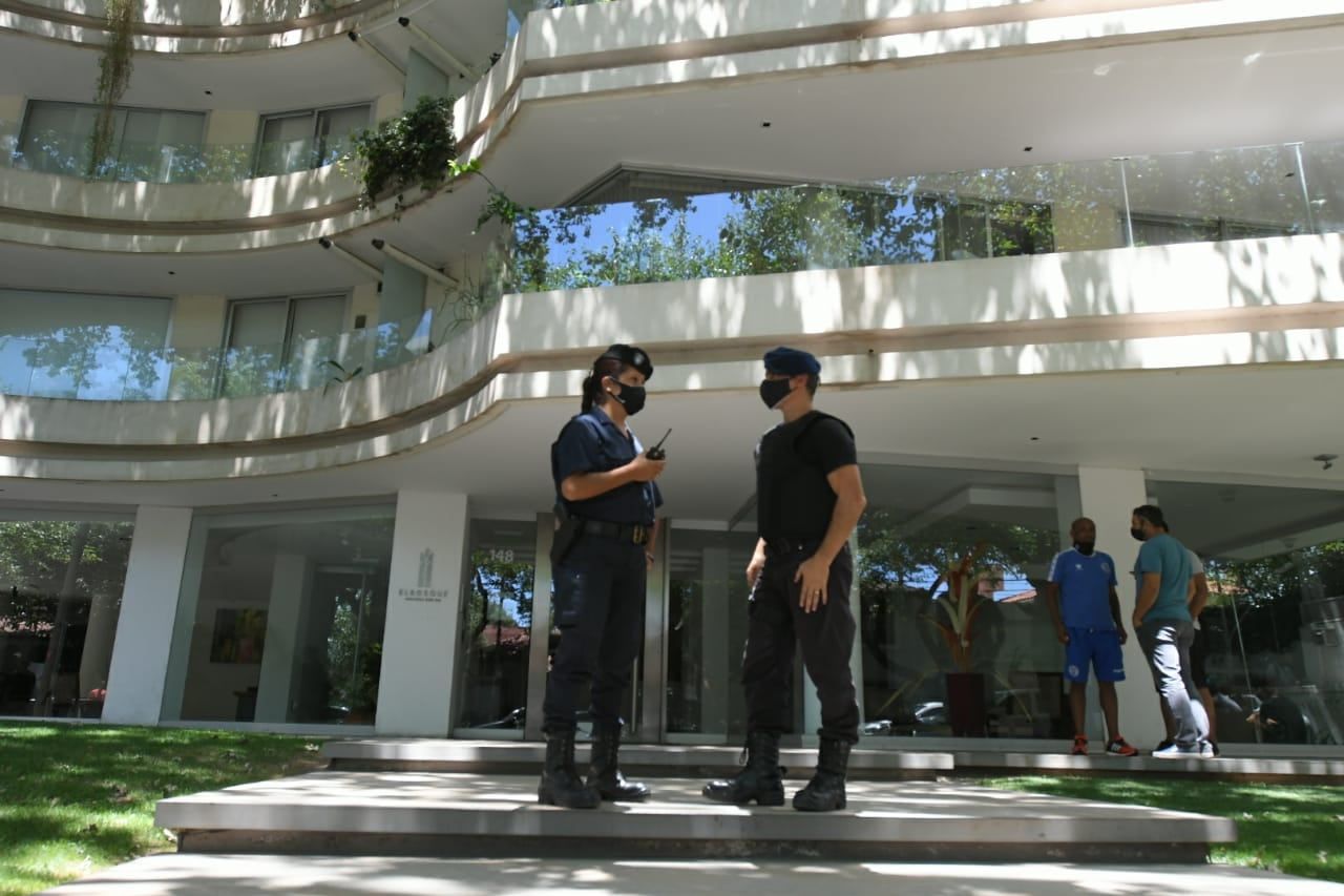 Encontraron muerto a Santiago "Morro" García. El delantero de Godoy Cruz era uruguayo y tenía 30 años. Foto: Ignacio Blanco / Los Andes