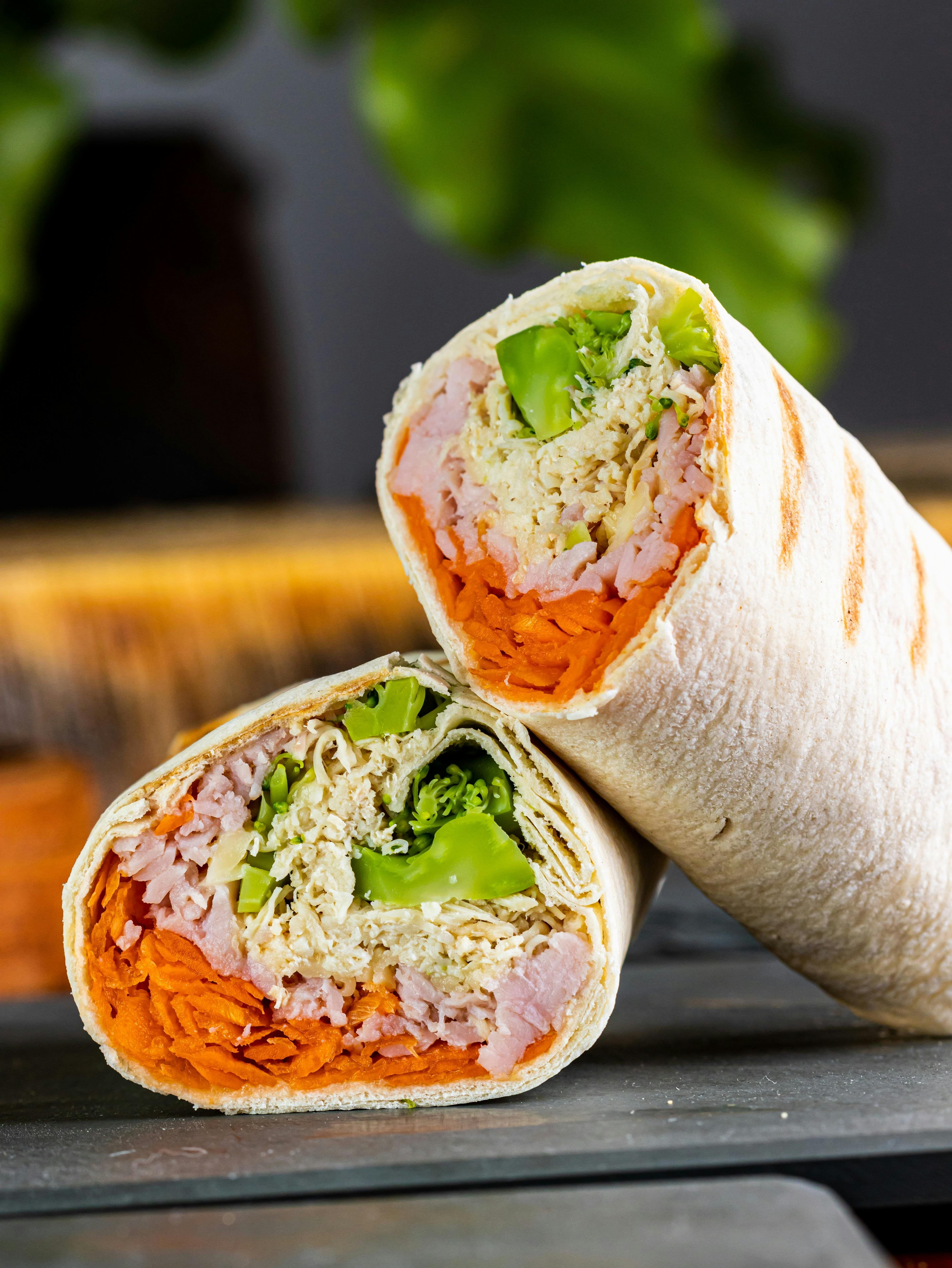 Burritos caseros.