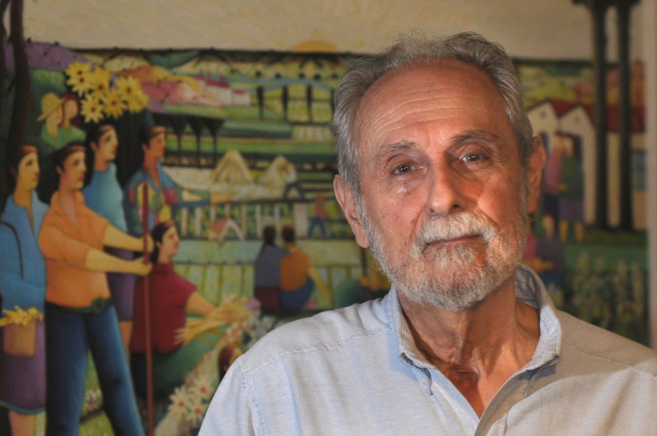 Murió el reconocido artista plástico mendocino Carlos Ércoli. Foto: Orlando Pelichotti / Los Andes