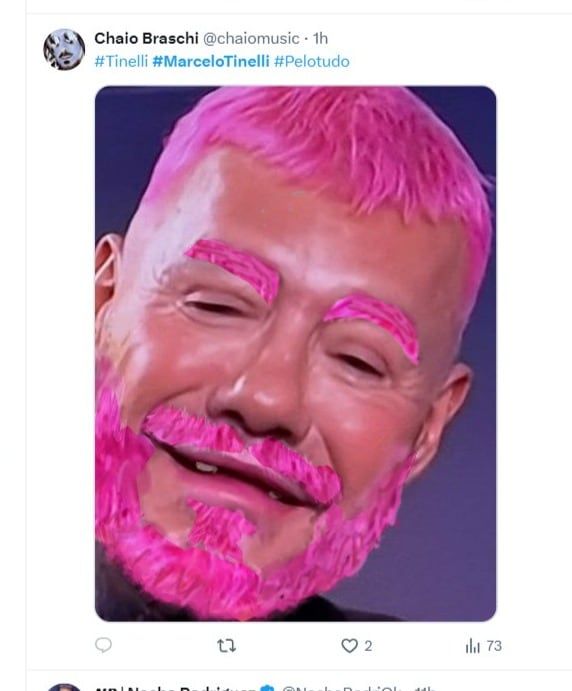 Los usuarios de las redes no perdonaron el cambio de look del conductor y los memes estuvieron a la orden del día.