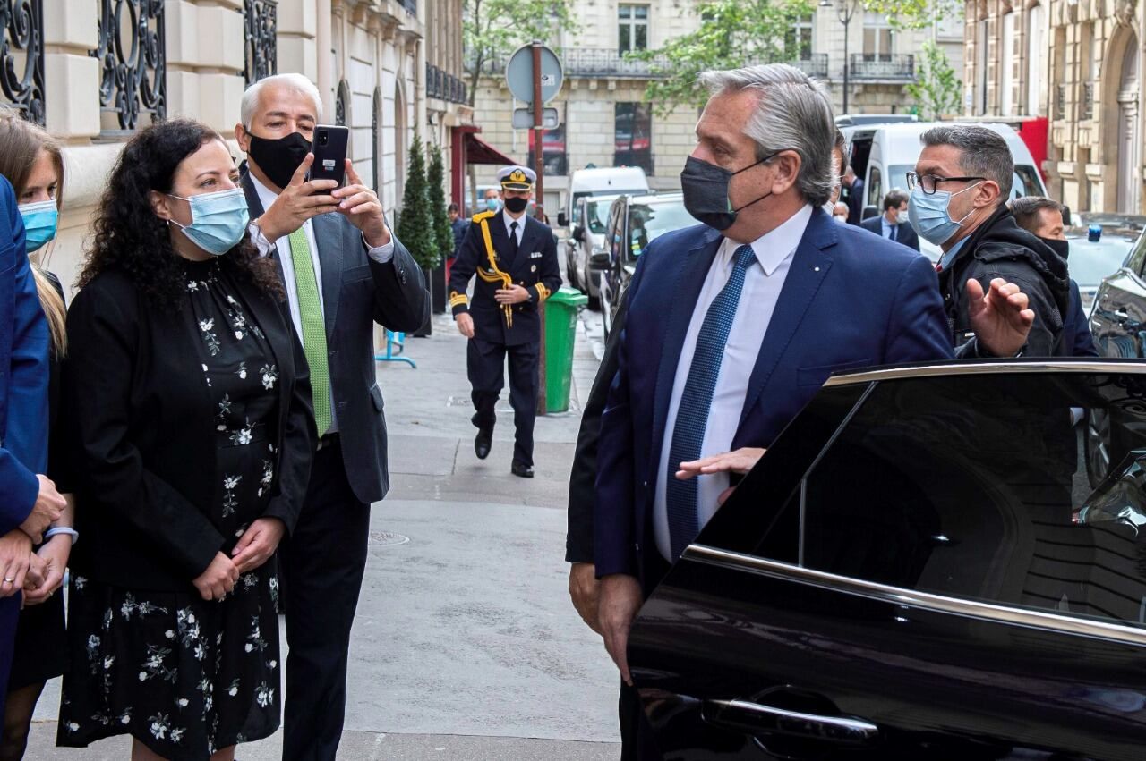 Alberto Fernández en Francia -