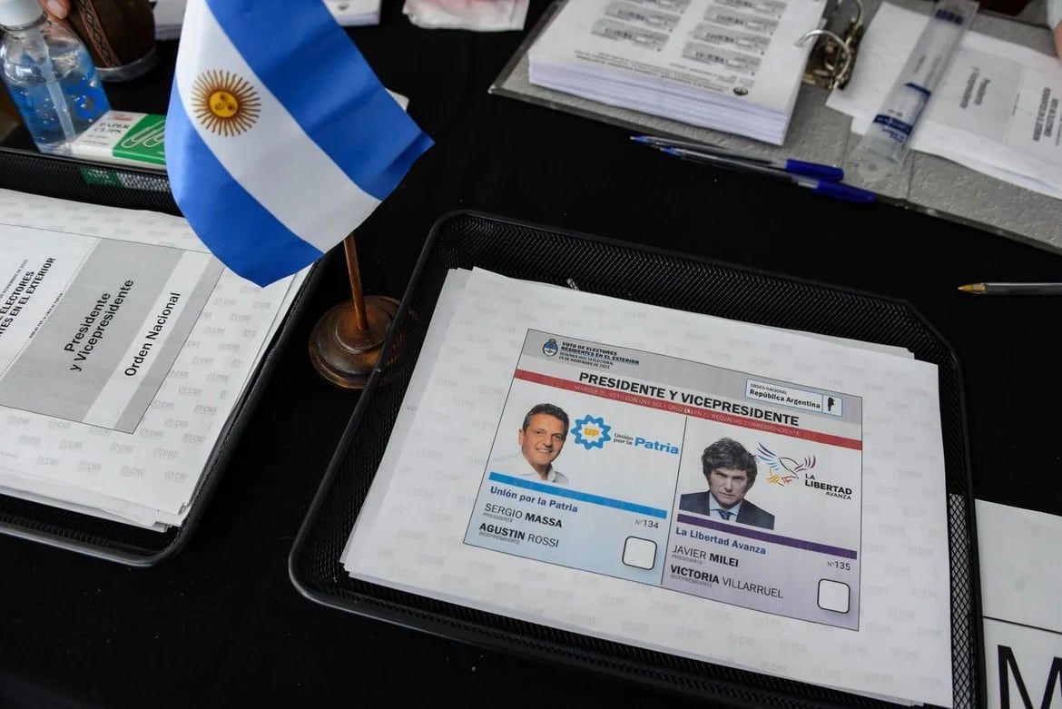 En el exterior ganó Milei - Gentileza: El Observador.