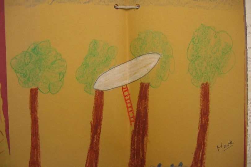 Los nenes realizaron dibujos sobre lo que habían visto y las coincidencias hicieron intervenir a la policía. Mirror.