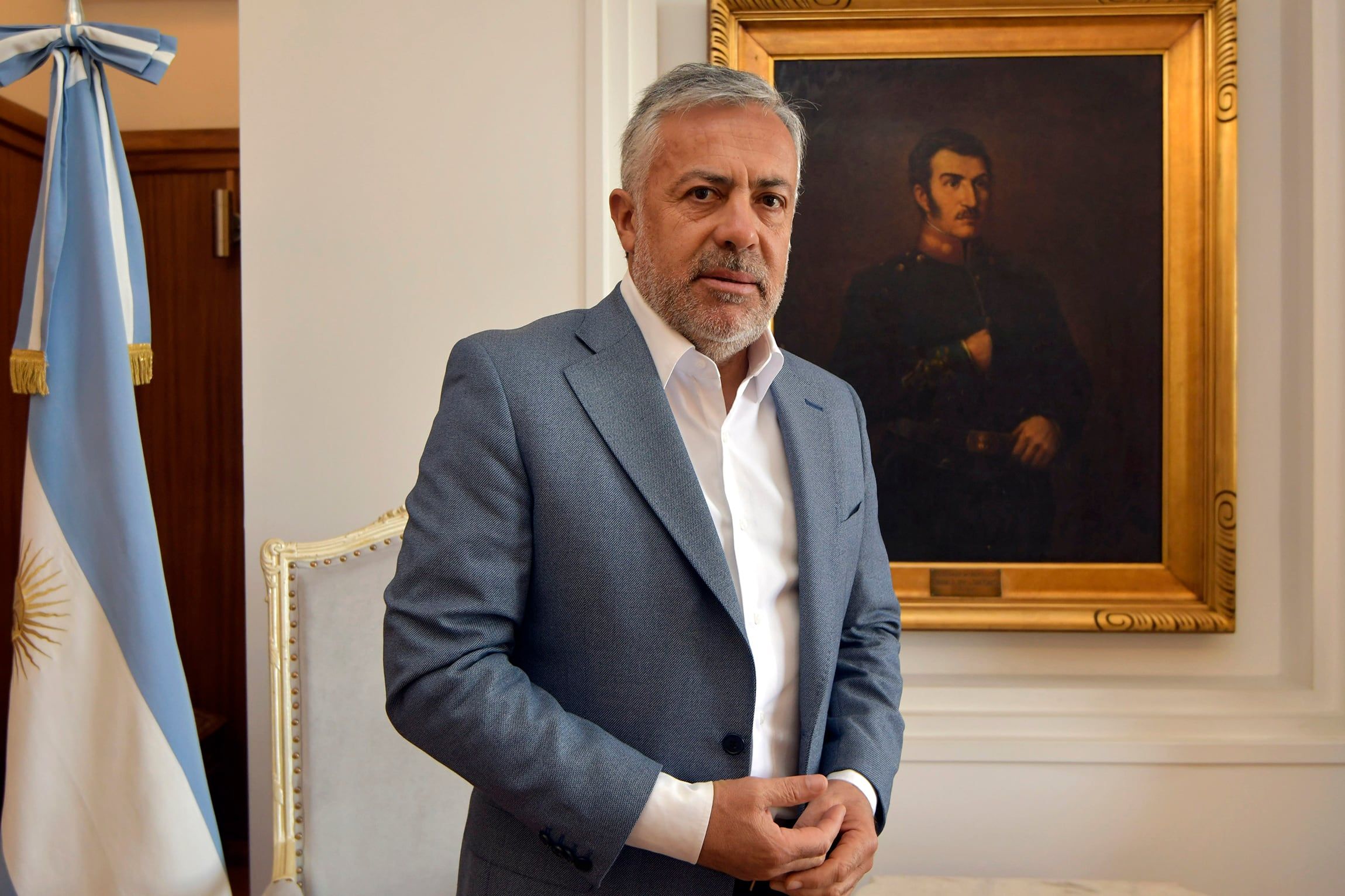 Alfredo Víctor Cornejo Neila gobernador de MendozaA 112 días de gobierno analiza su inicio de gestión.Foto:Orlando Pelichotti