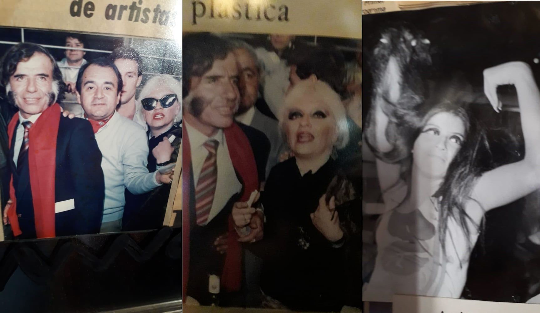 Azucena, junto a Carlos Menem (Archivo / Gentileza)