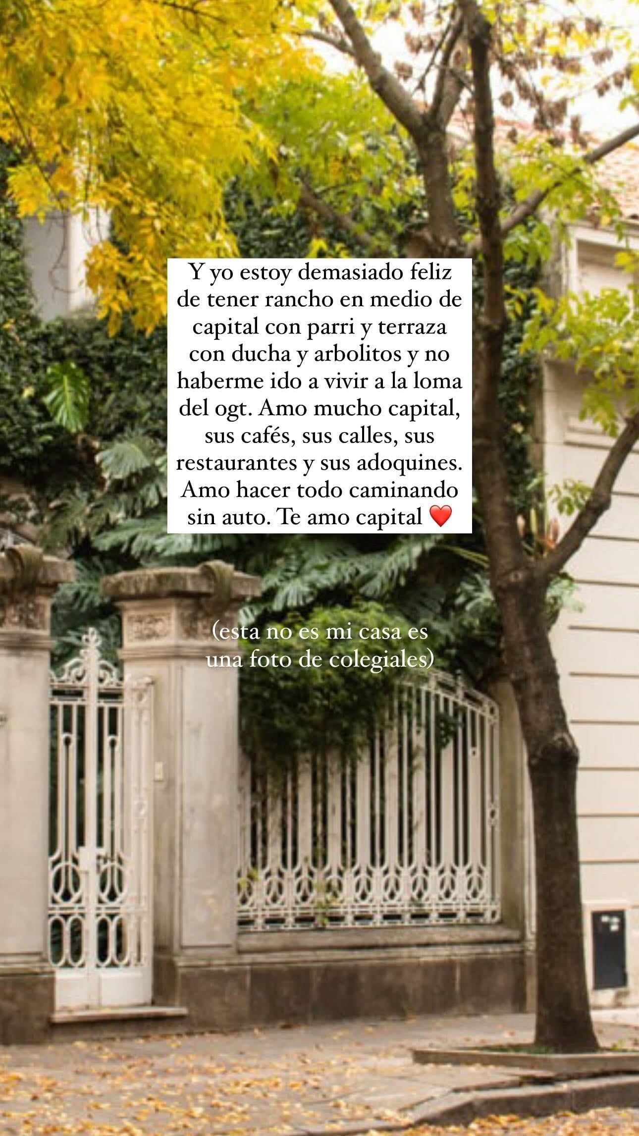 Jimena Barón mostró cómo quedó su casa. / Instagram