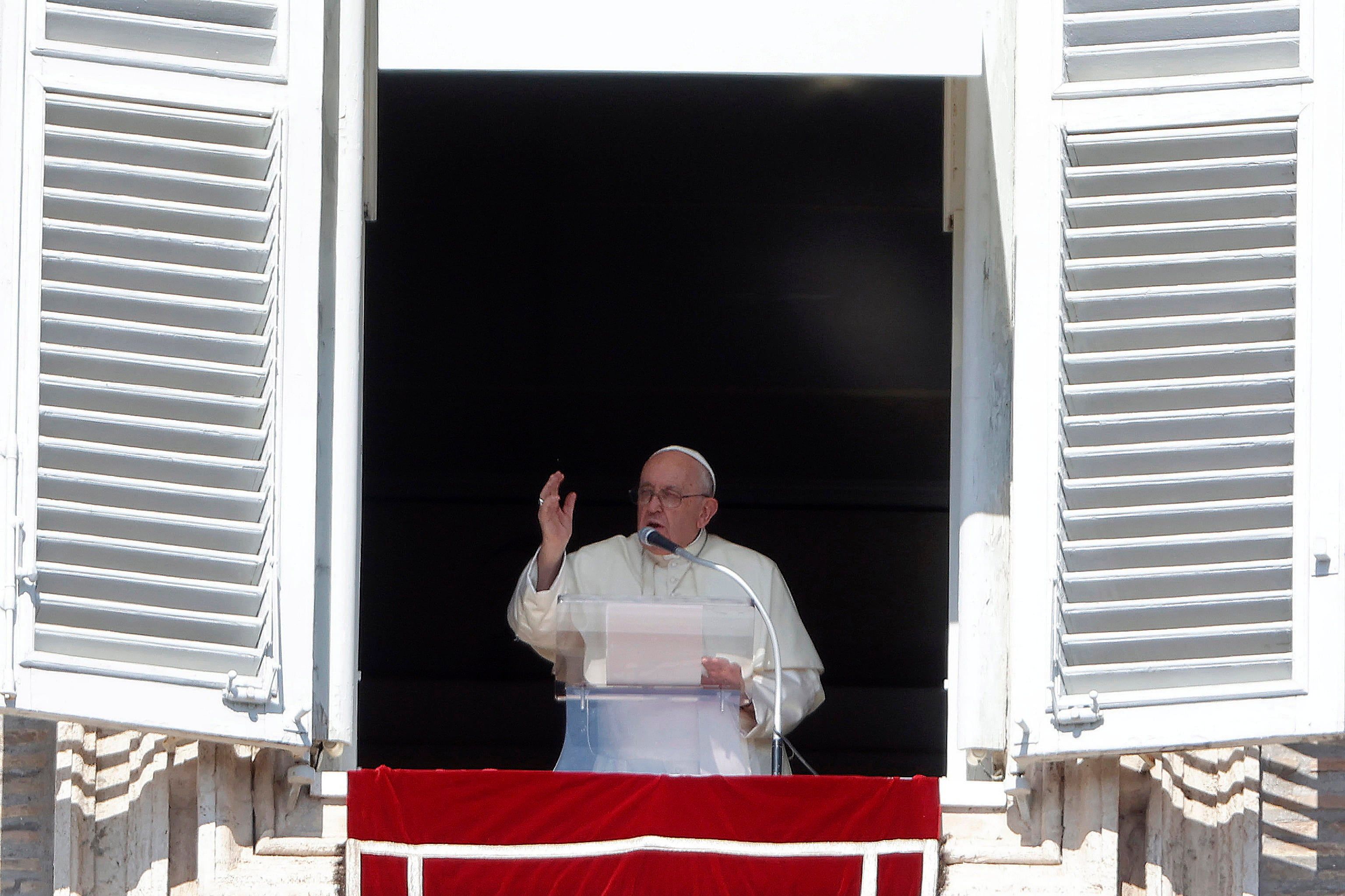 El sumo pontífice condenó la guerra en Israel y se solidarizó con las familias de las víctimas. EFE