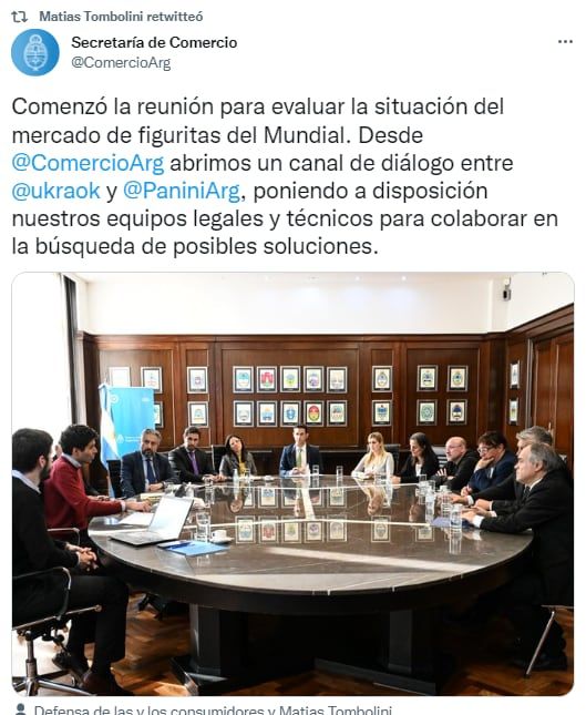 Twitter Secretaria de Comercio