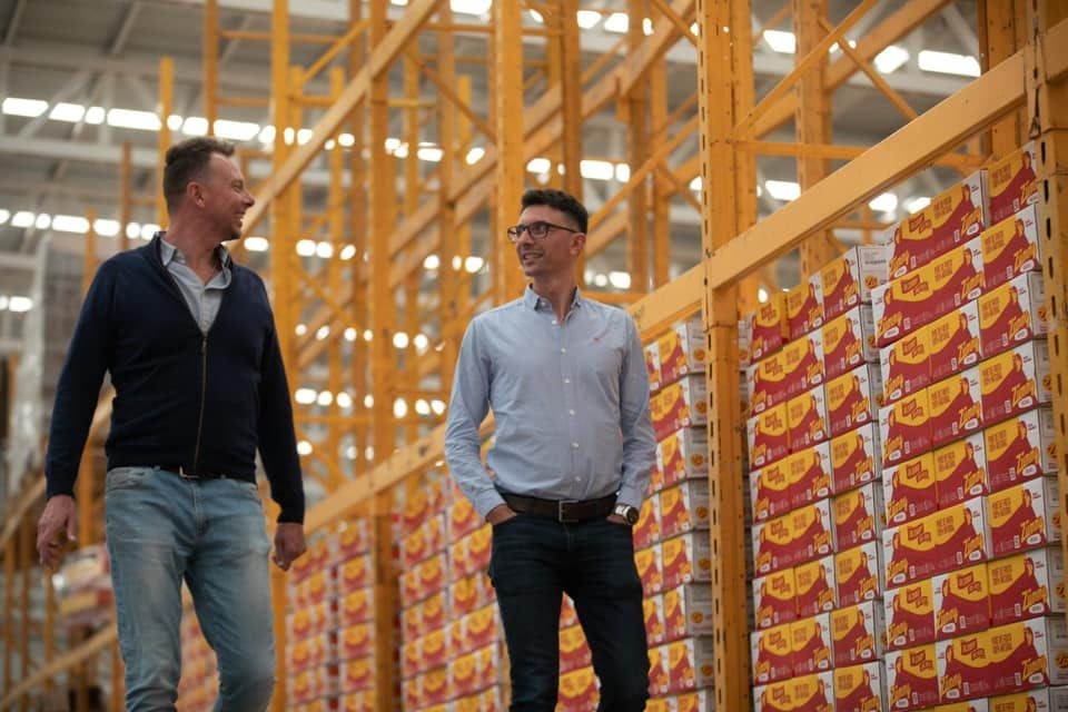 Germán Perón, presidente de Fénix, y su hermano Mariano.