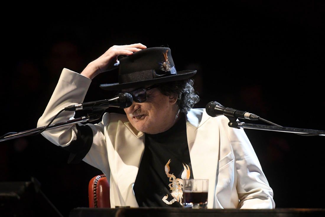 El Centro Cultural Kirchner le tributa un homenaje por su cumpleaños 70 a Charly García. (Télam)