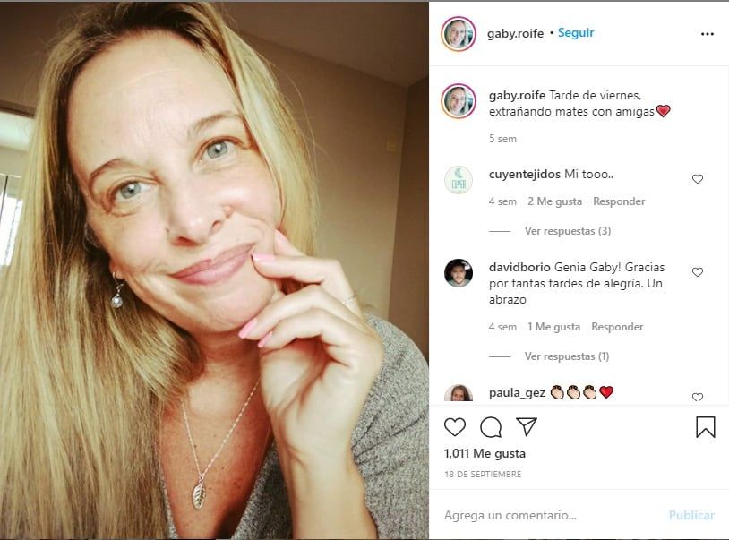 Gaby Roife en la actualidad