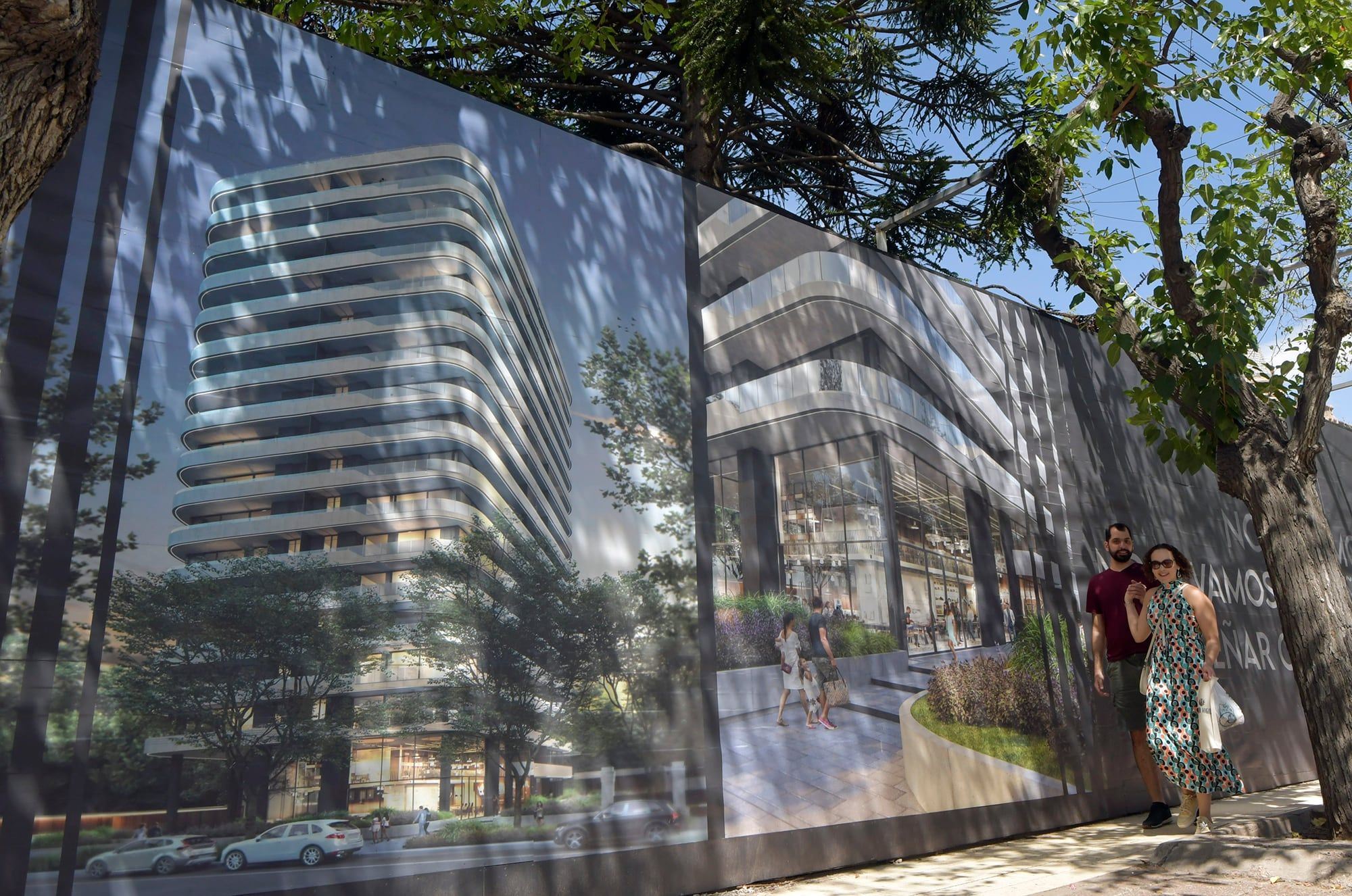 En avenida Civit la firma comercial Kristich Desarrollos busca edificar la torre Le Pilier con 15.491 metros cuadrados. | Foto: Los Andes