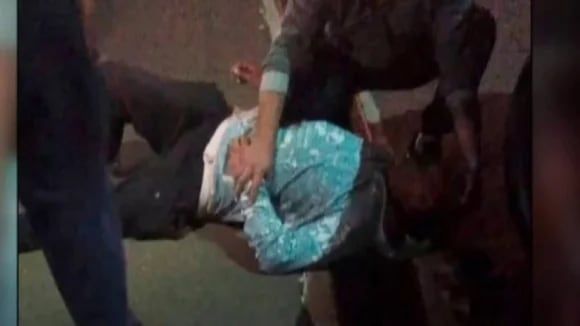 El posteo de Instagram con la imagen del fanático agredido