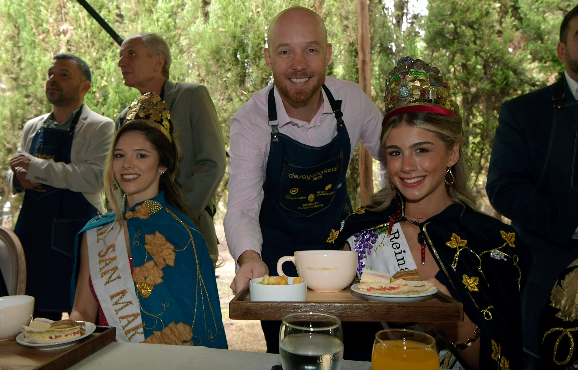 Desayuno de las reinas de la vendimia 2024 en el Museo FaderFoto: Orlando Pelichotti