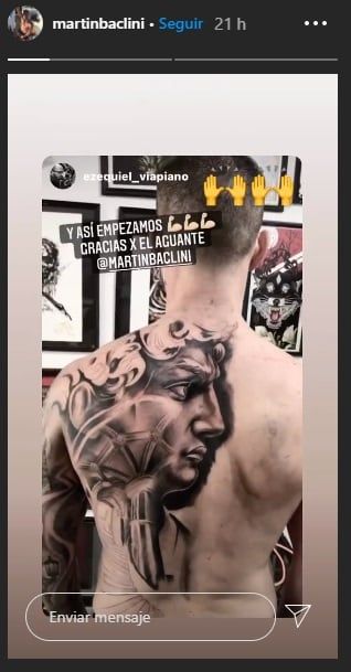 Martín Baclini en Instagram