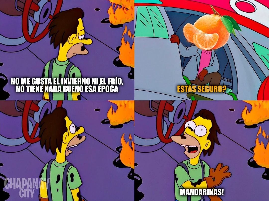 El Chapa es un fiel defensor de la mandarina al sol hace muchos años. Foto: Chapanay City
